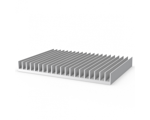 Aluminum radiator profile 244x26 without coating - Фото №2