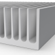 Aluminum radiator profile 250x40 without coating